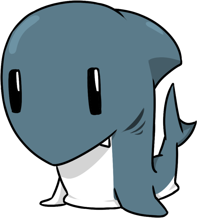 Shark Emote Transparent By Reggitar-d77t8n9 - Manga Emote (894x894)