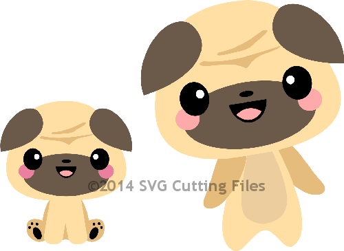 Kawaii Animals In The House - Cartoon (500x365)