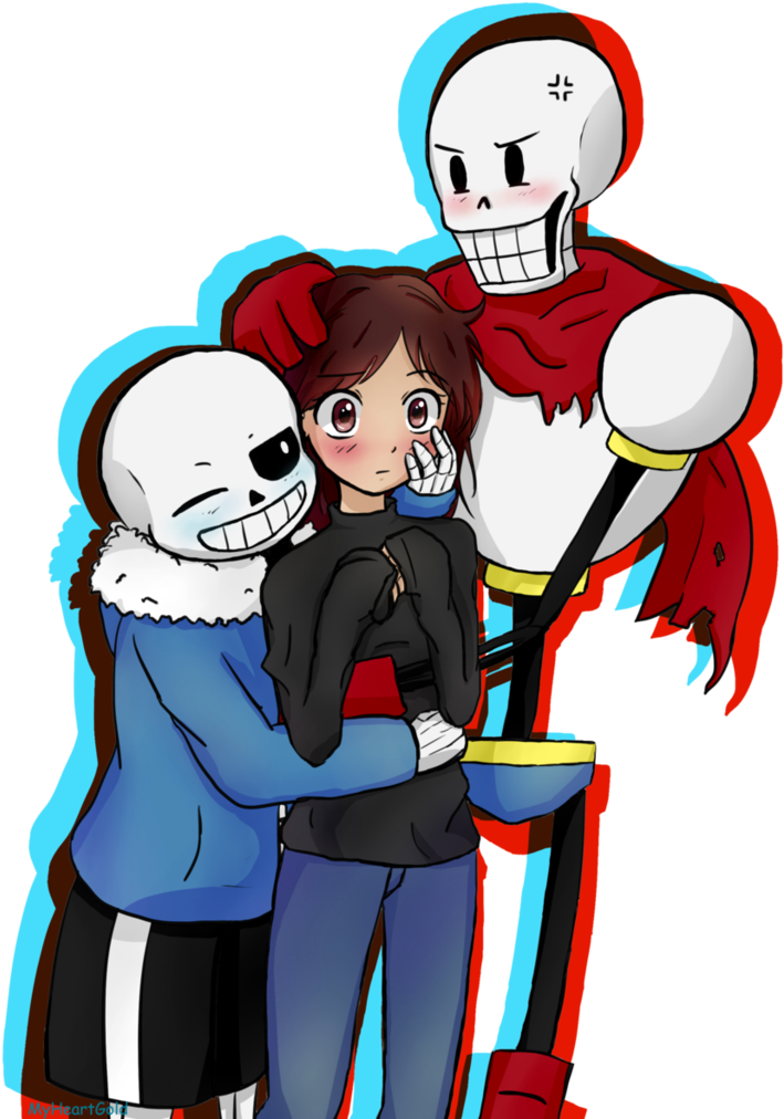Love Triangle By Myheartgold - Cartoon (770x1038)
