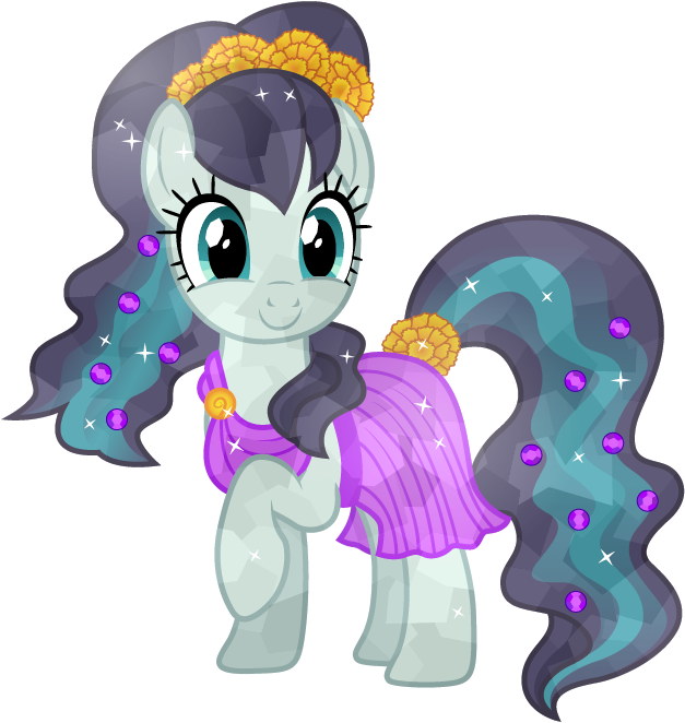 Crystal Coloratura By Cloudyglow - Mlp Crystal Rara (677x738)
