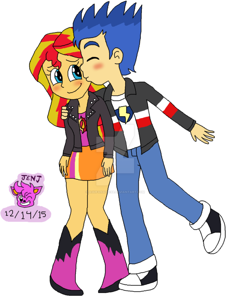 Stealin' A Kiss By Resotii - Cartoon (801x998)