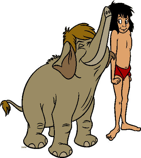 Free Cartoon Shoes Cliparts, Download Free Clip Art, - Jungle Book Baby Elephant (452x520)