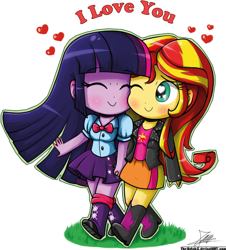 Love Equestria Chibis - Equestria (739x818)