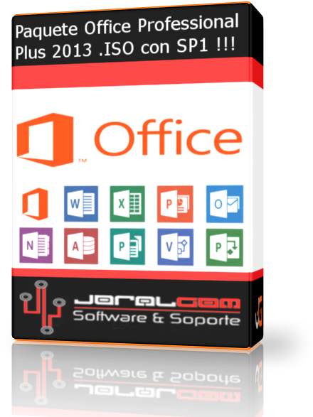 Office Professional Plus 2013 Con Sp1 32 & 64 Bits - Microsoft Office 2013 (home And Business) - Ms Office (475x600)