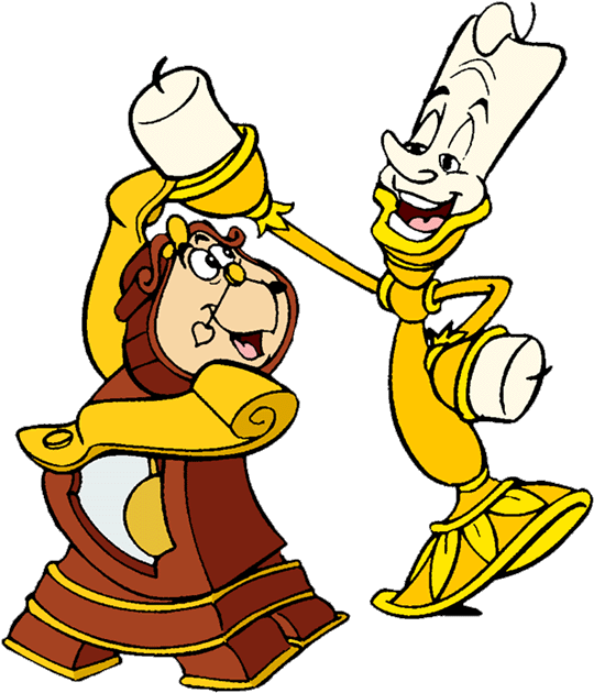 Top 82 Beauty And The Beast Clip Art - Beauty And The Beast Characters Clipart (548x646)