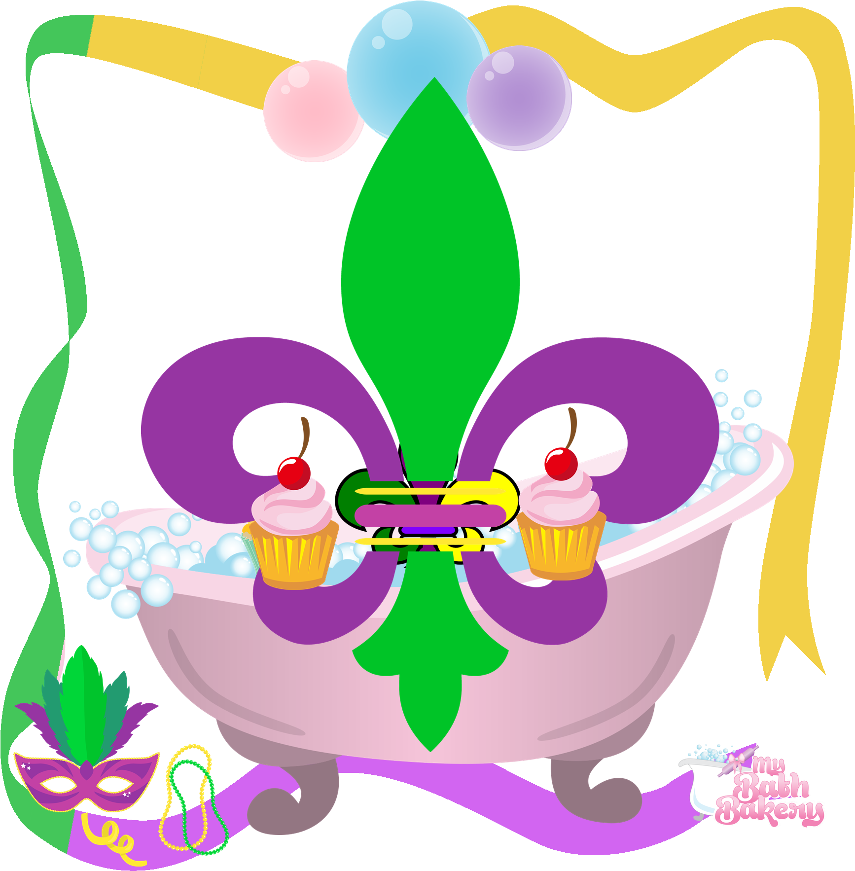New Orleans Manicure Bombs - New Orleans Manicure Bombs (1800x1800)