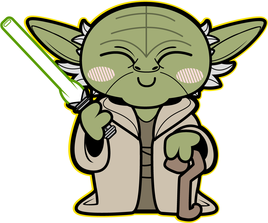 Incredible Robot Pdf Template / Click Here - Star Wars Chibi Yoda (1200x1206)