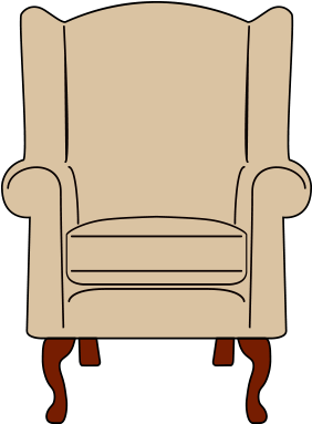 Chair Clipart Black And White - Clip Art (1200x628)