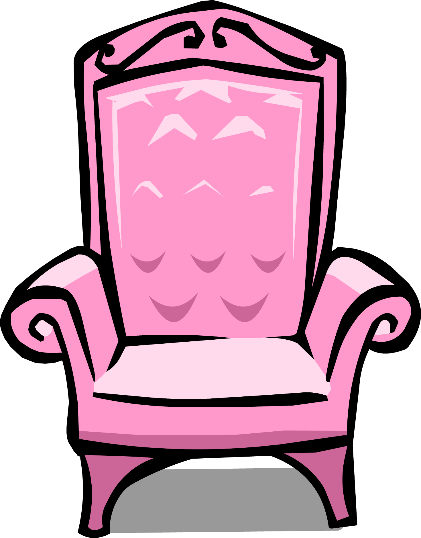 Image - Princess Chair Clip Art (1470x1877)