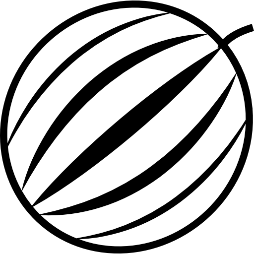 Watermelon Free Icon - Watermelon Outline Png (512x512)