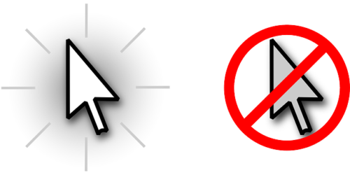 How To Hide Folder In Windows 7 To 10 Folder Ko Kaise - Mouse Button Click Png (500x250)