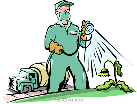 Handymen Royalty Free Vector Clip Art Illustration - Organic Farming (480x363)