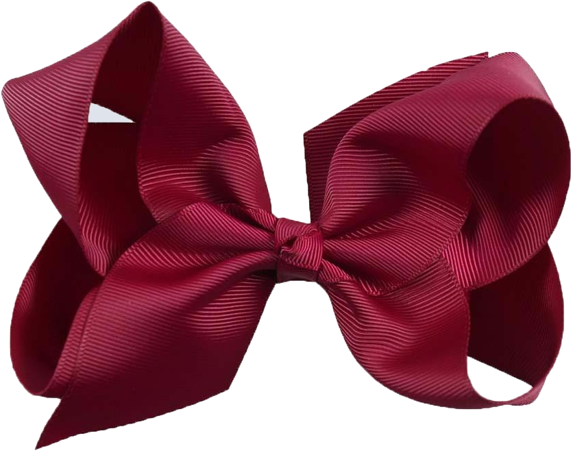 Grosgrain Ribbon Hair Bow Extra Large - Burgundy Hair Bows (1000x1000)