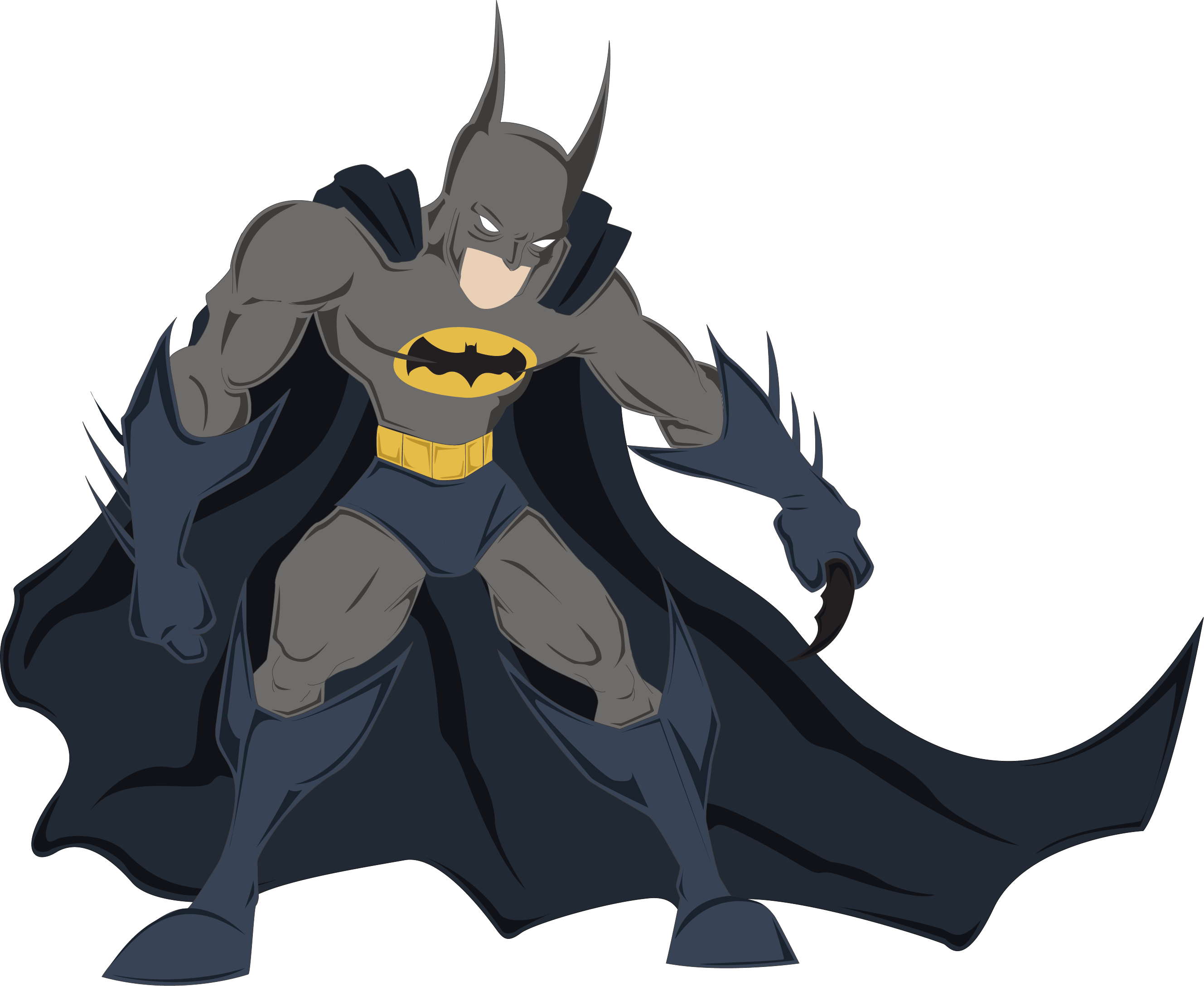 Batman Cartoon Png Transparent Image - Batman (2657x2177)