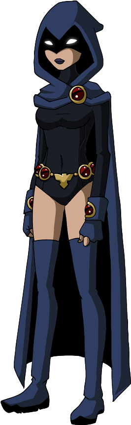 Raven By Glee-chan - Raven From Young Justice (333x888)