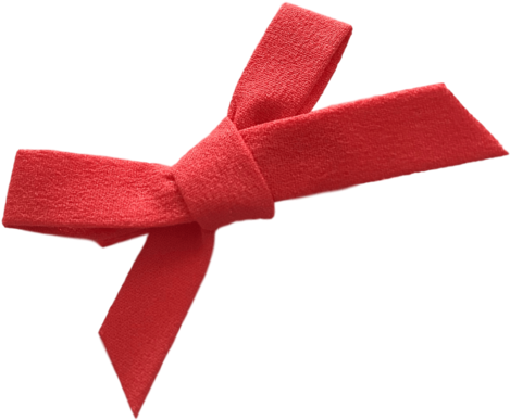 Berry Fabric Bow - Berry (600x600)