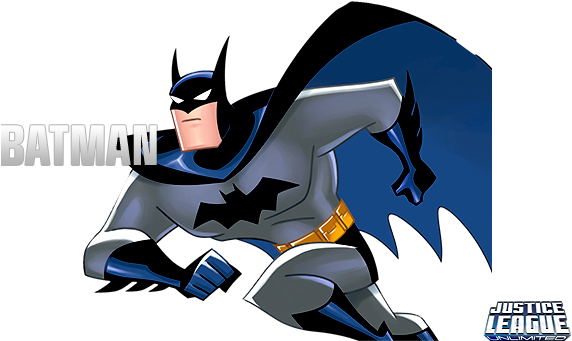 #007 Experienced Batman Real Name - Justice League Clipart (580x342)