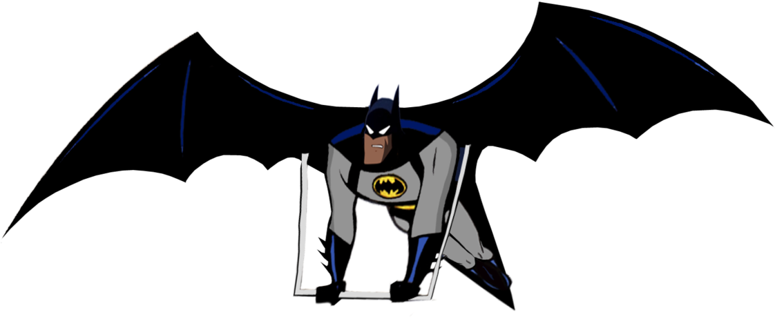 The Animated Series Bat-glider By Alexbadass - Comics (1121x712)
