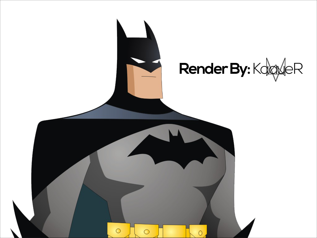 Batman Justice League Render By Kaauer - Batman The Animated Series Suit (1024x768)