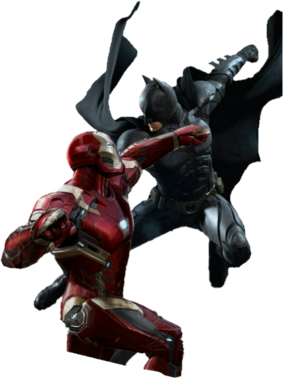 Batman Vs Iron Man Png Render By Mrvideo-vidman - Incredibuilds: Marvel's Captain America: Civil War: (668x814)