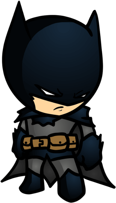 Chibi Batman By Goldennightfall2 - Batman Super Hero Squad (600x679)