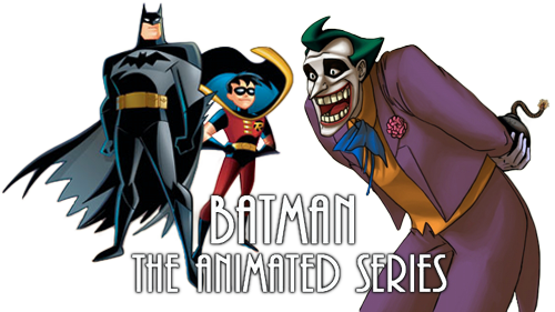 The Animated Series Tv Show Image With Logo And Character - Batman The Animated Series (500x281)
