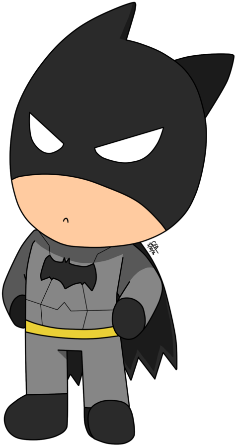 By Thecartoonfan - Batman Chibi Png (784x1019)