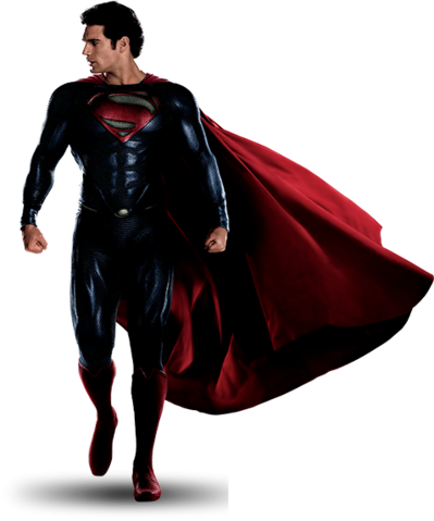 Superman Png Render - Superman Man Of Steel Png (399x479)