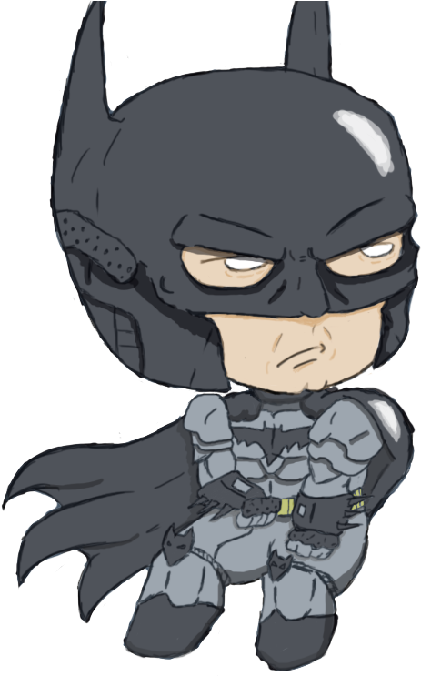 Chibi Batman By Ryanboirdrlawds - Batman (623x759)