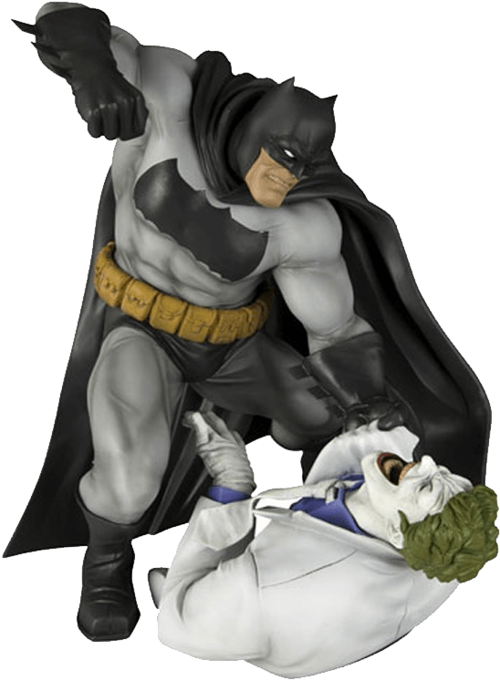 Batman - Batman Vs Joker Statue (800x800)