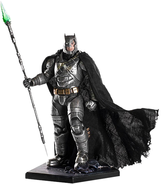Batman - Armored Batman Battle Damaged Version (556x637)