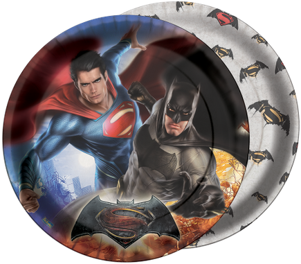 Prato Descartável Batman Vs - Bolo Batman Vs Superman Bolo (450x450)