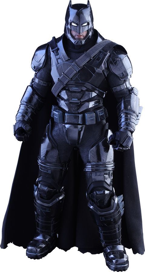 Dc Comics Batman V Superman Armored Batman Black - Hot Toys Armored Batman (black Chrome Version) (480x897)