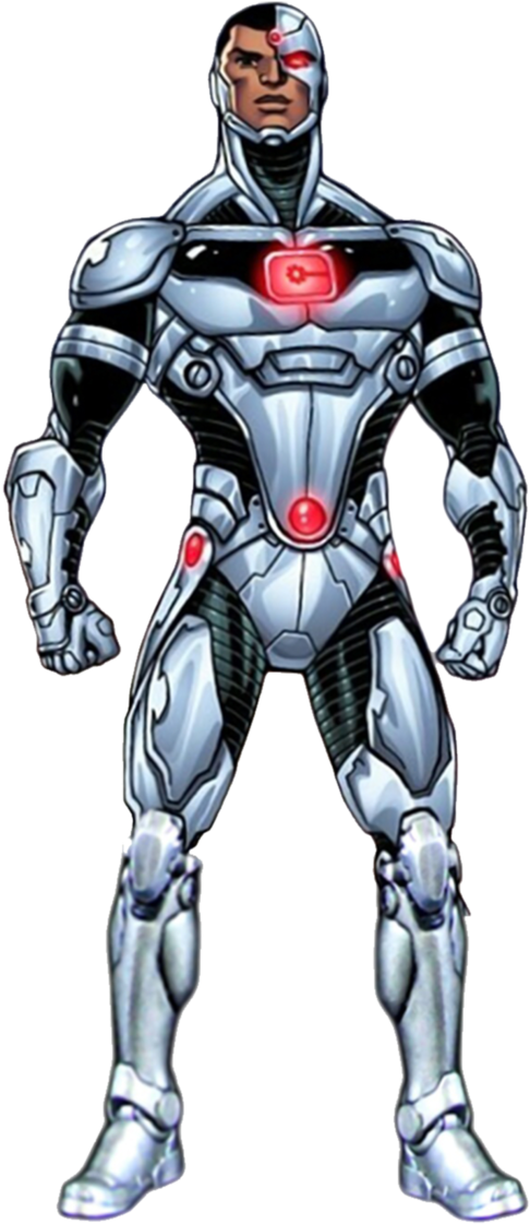 Cyborg Rebirth By Trickarrowdesigns - Cyborg Dc Comics Png (697x1147)