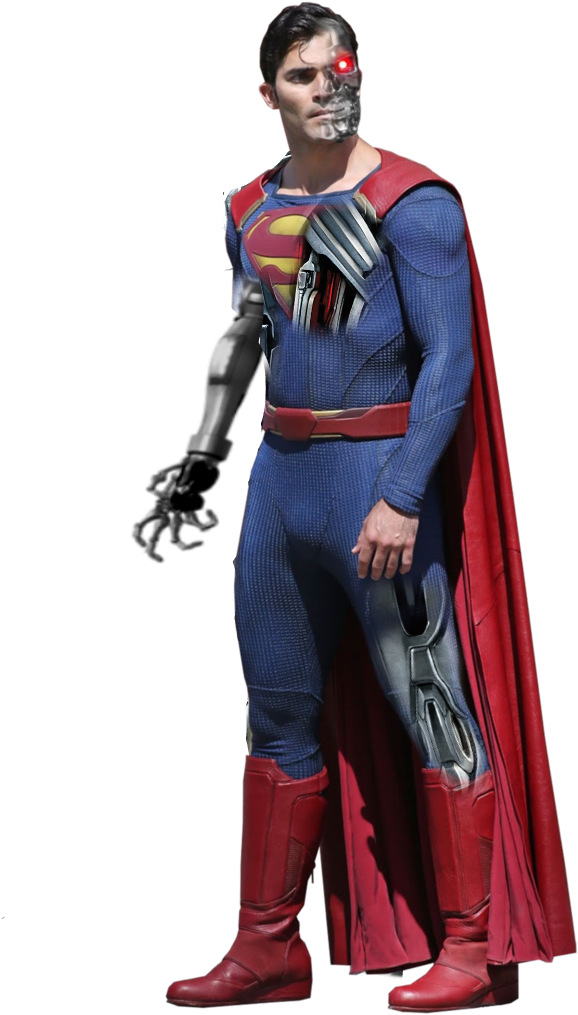 Cw Cyborg Superman Transparent By Savagecomics - Supergirl Cw Cyborg Superman (730x1095)