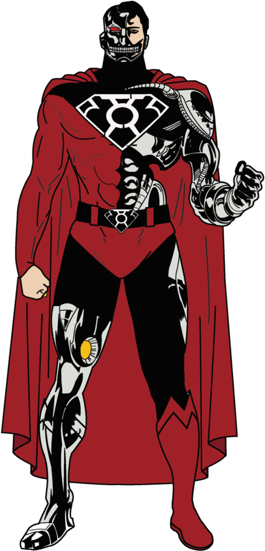 Superman Sinestro Cyborg By Marktreseh - Cyborg Superman Png (716x1115)