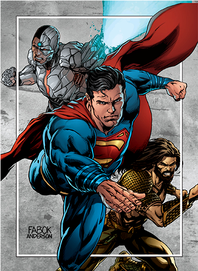 *the Justice League - Fabok Anderson Justice League (570x570)