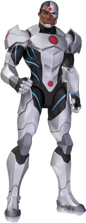 Justice League - Justice League - War - Cyborg 7" Action - Justice League War Cyborg (800x1000)