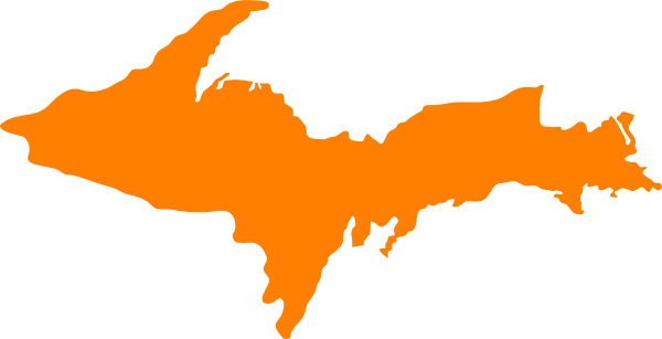 Michigan Upper Peninsula Clip Art - Michigan Department Of Human Services (600x307)