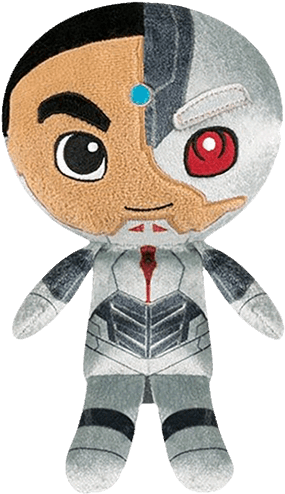 Cyborg Supercute 8" Plush - Dc Justice League Toys Funko Pop (600x600)