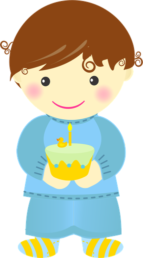 Baby - Baby's First Birthday Clipart (286x515)