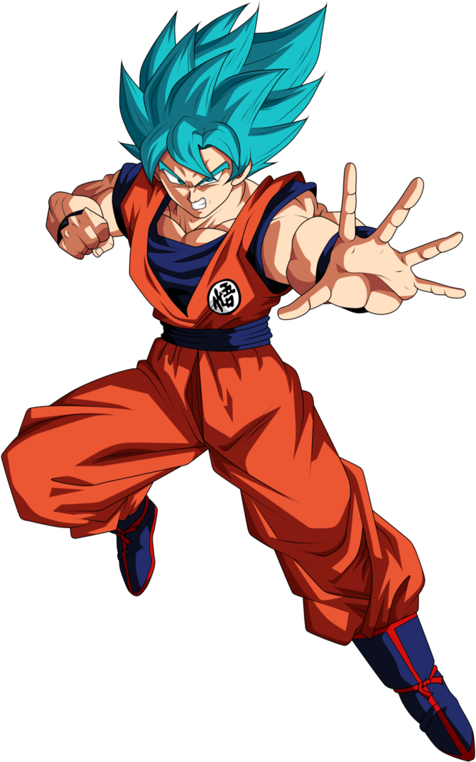 Goku Super Saiyan Blue By Chronofz - Goku Super Saiyan Blue Neko Boy (719x1112)