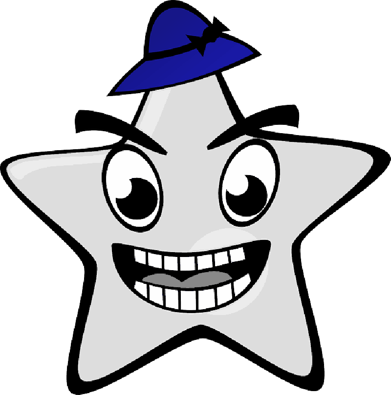 Man, Person, Star, Yellow, Horrible, Mean, Nasty, Happy - A&t Designs Burglar Yellow Star 1.25" Magnet (800x810)