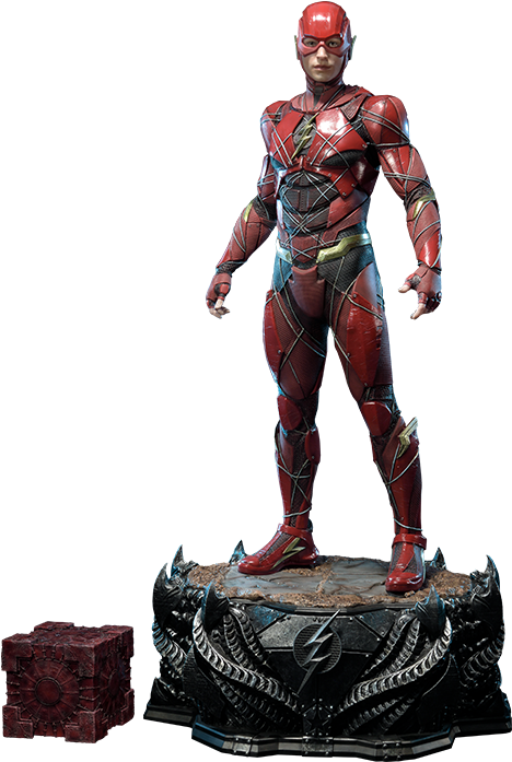 The Flash Statue - Justice League Flash Statue (480x697)