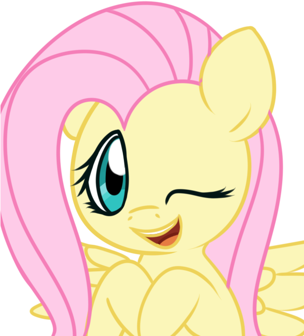 Happy By Bukoya-star - Fluttershy (600x700)