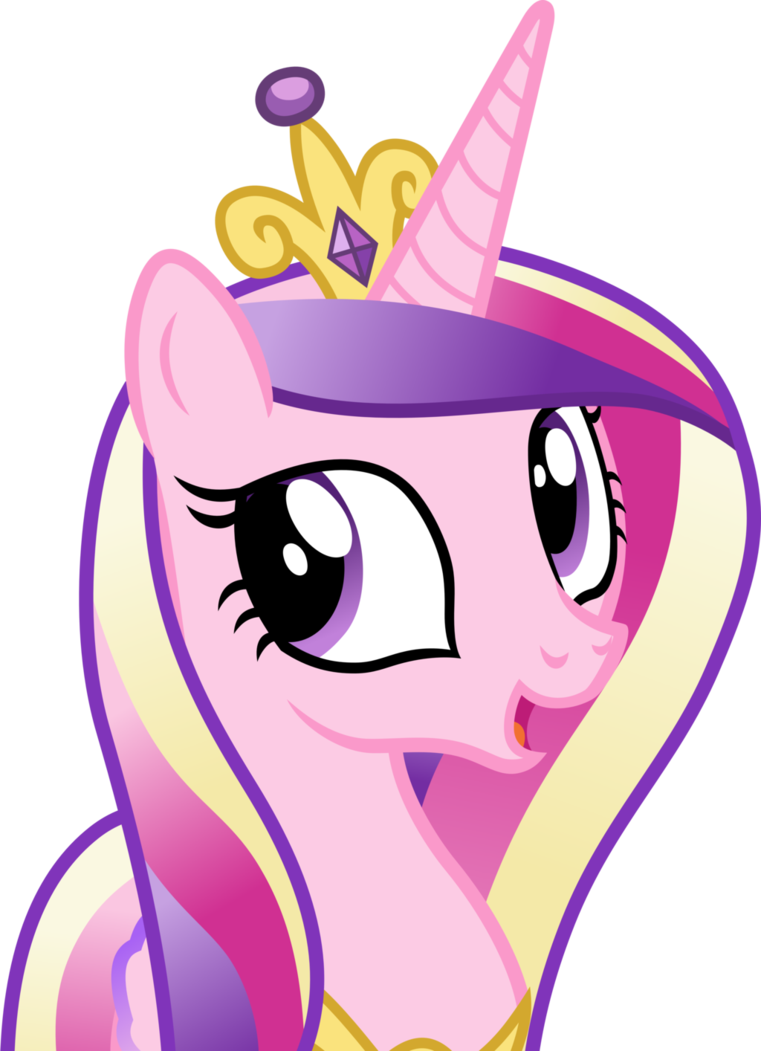 Happy Princess Cadance Vector By Weegeestareatyou - My Little Pony Vector (761x1051)