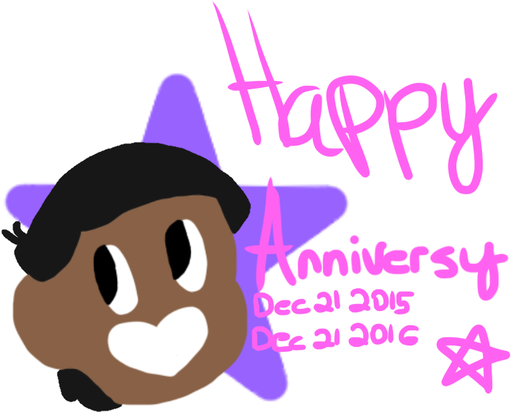 Happy Anniversary By Neonspiritstar - Cartoon (768x1024)