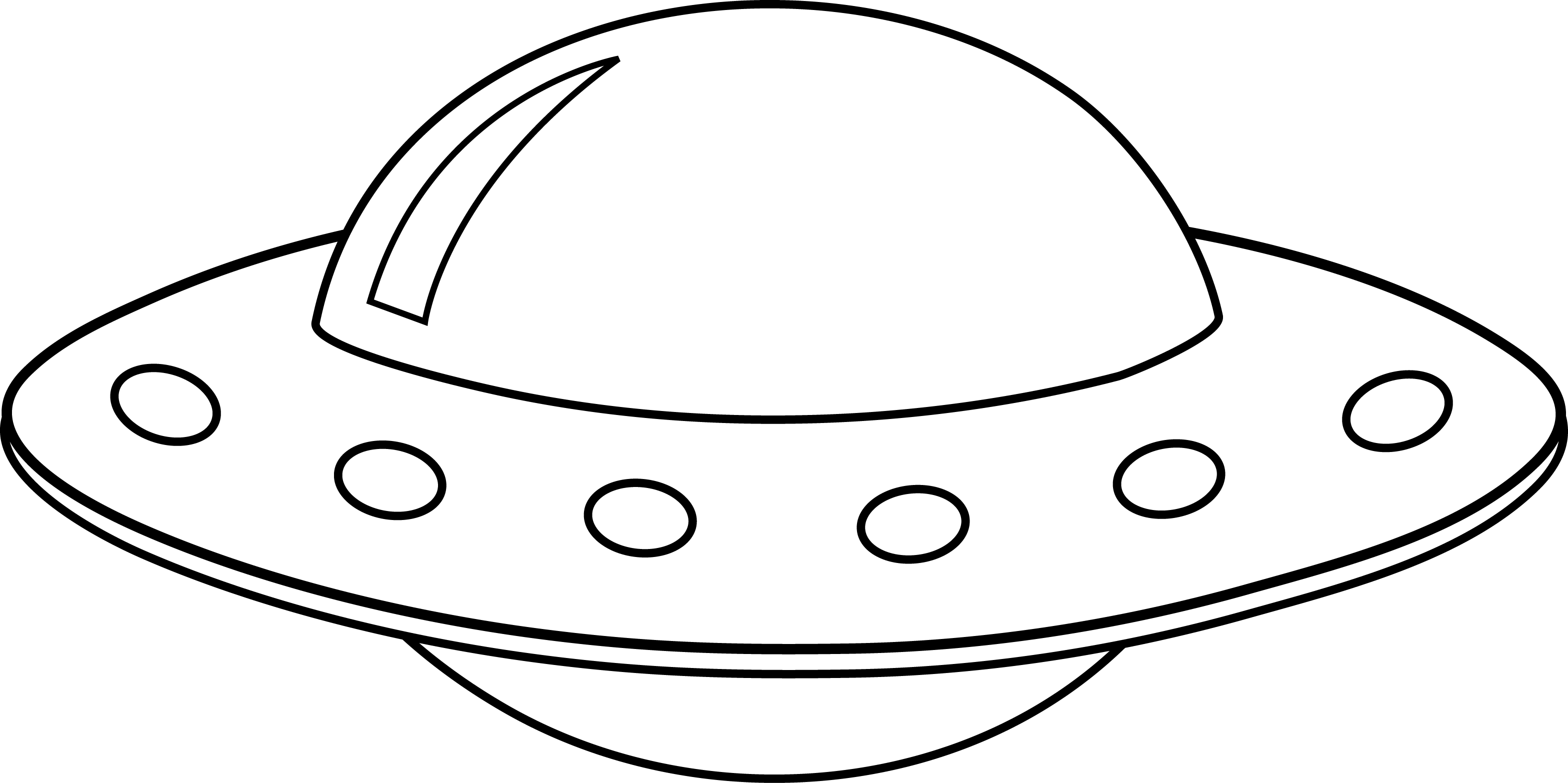 Картинки По Запросу Нло Шаблон - Flying Saucer Clip Art (3136x1566)