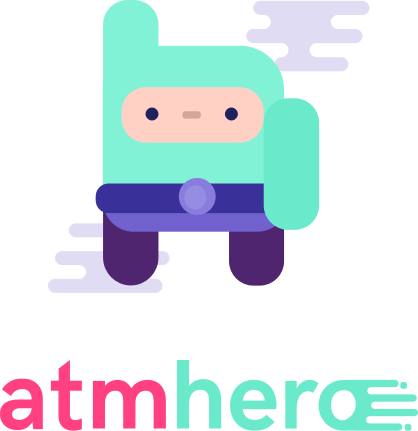 Atm Hero - Cartoon (418x431)
