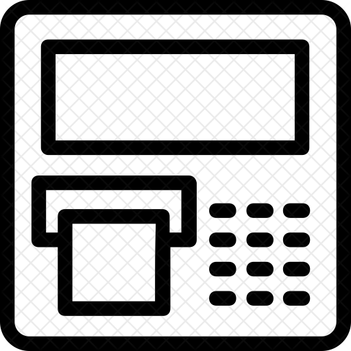 Atm Machine Icon - Automated Teller Machine (512x512)